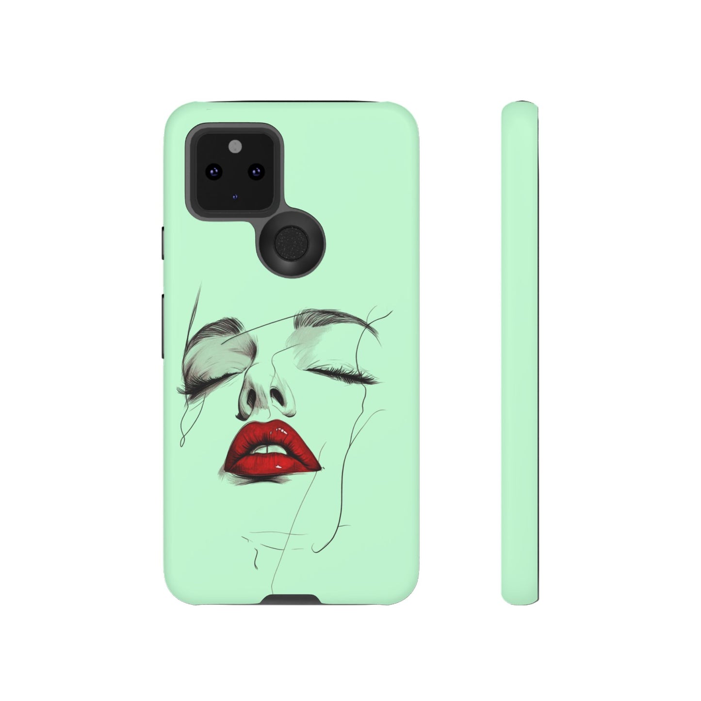 Stylish Phone Case, Artistic Phone Cover, Trendy Tech Accessory, Unique Cell Phone Protector, Gift for Her, Modern Aesthetic