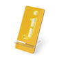 Yellow Monogram 'J' Phone Stand – Floral Initial Mobile Display