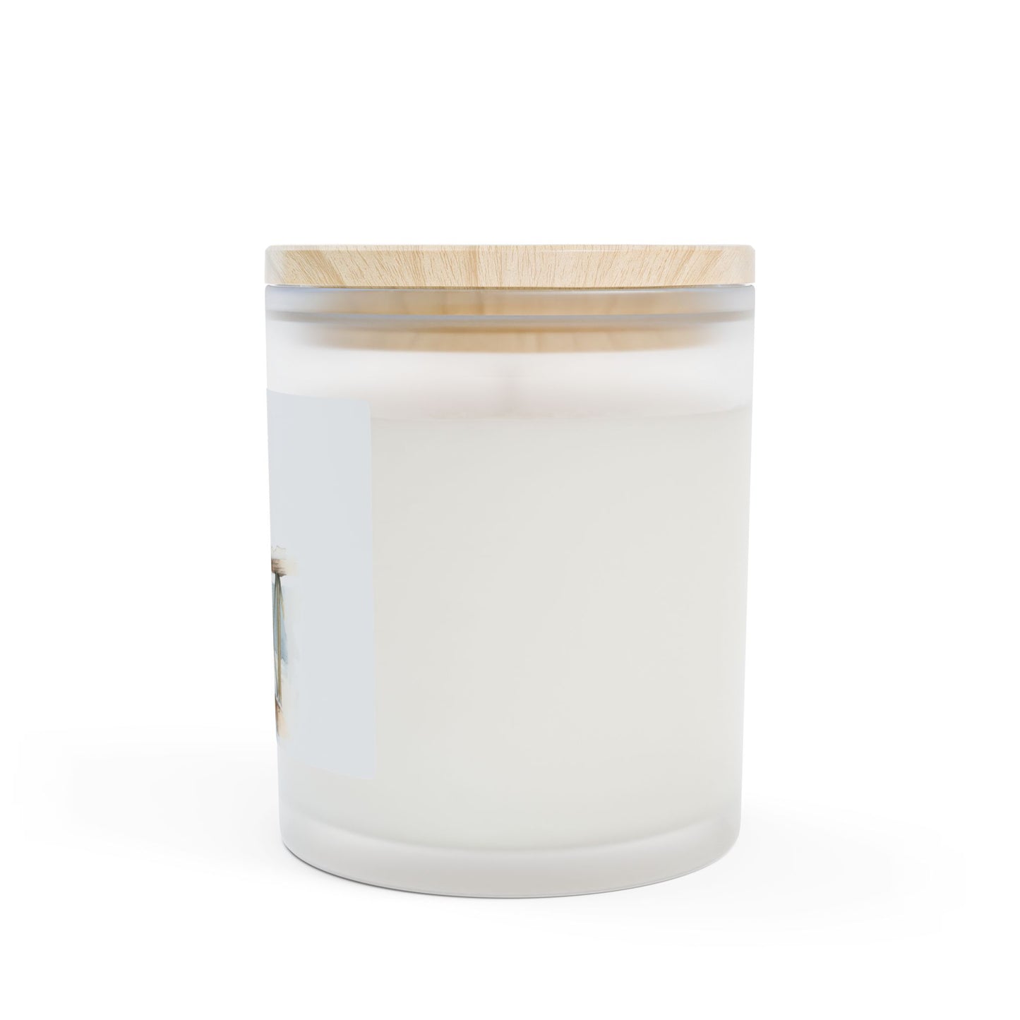 Frosted Glass Candle - Cozy Snowman Scented Candle for Winter Decor, Holiday Gift, Home Fragrance, Relaxation, Stocking Stuffer