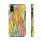Vibrant Phone Case with Colorful Leaf Design, Tough Cases for Nature Lovers, Eco-Friendly Gift, Summer Vibes, Floral Phone Cover