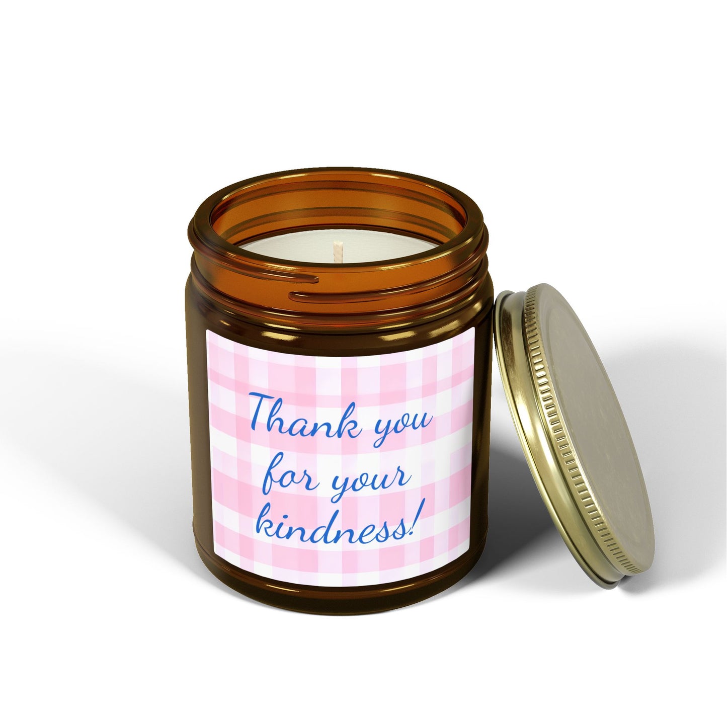 Thank You For Your Kindness Scented Candle (Coconut Apricot Wax)