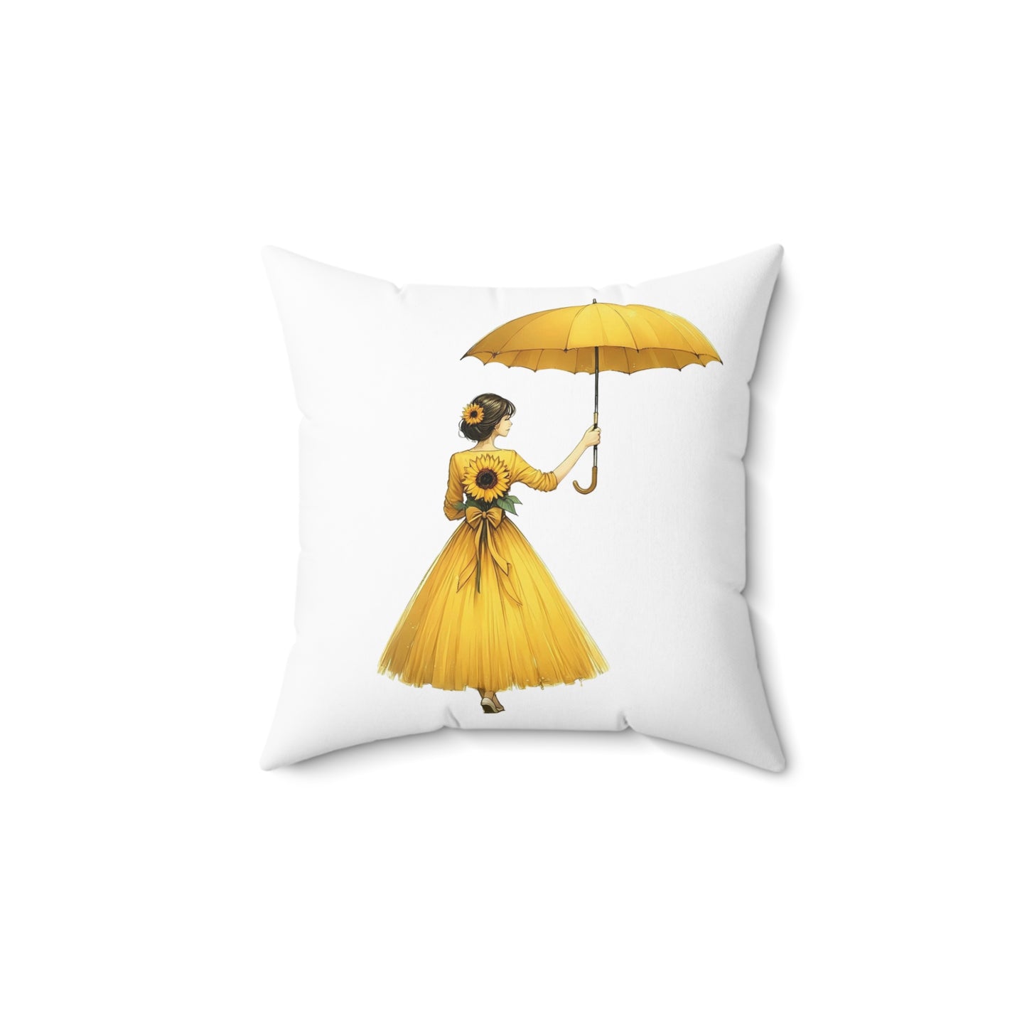 Spun Polyester Square Pillow