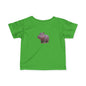 Cute Hippo Infant T-Shirt, Baby Birthday Gift, Toddler Apparel, Animal Lover Tee, Kids Casual Wear