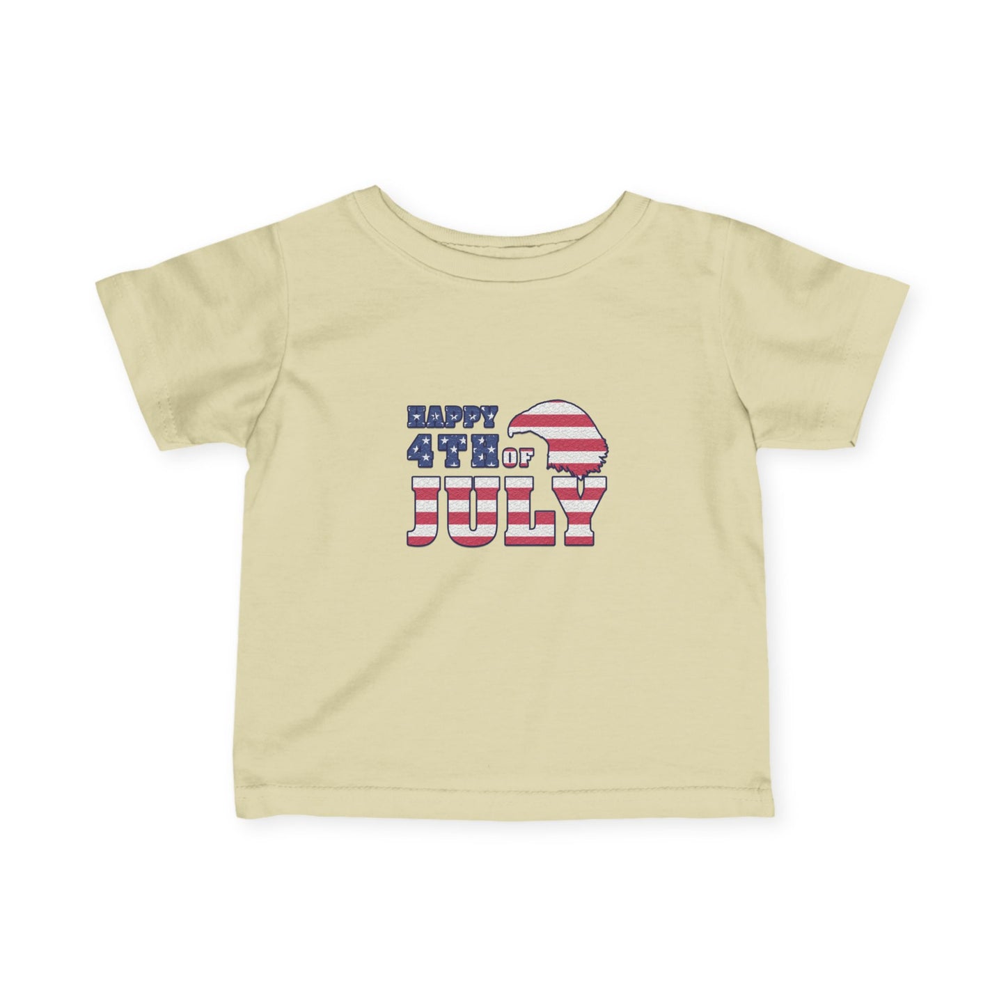 Patriotic Infant Tee - Celebrate 4th of July, Baby Independence Day Shirt, USA Toddler Tee, Children's Holiday Apparel, Red White Blue Tee