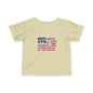 Patriotic Infant Tee - Celebrate 4th of July, Baby Independence Day Shirt, USA Toddler Tee, Children's Holiday Apparel, Red White Blue Tee