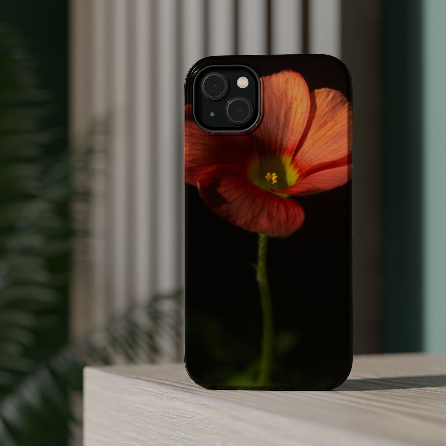 Poppy Bloom Magnetic Impact Phone Case — Slim Protective Floral Design