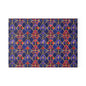 Glass Cutting Board — Vibrant Floral Tile Pattern Decorative Kitchen Board