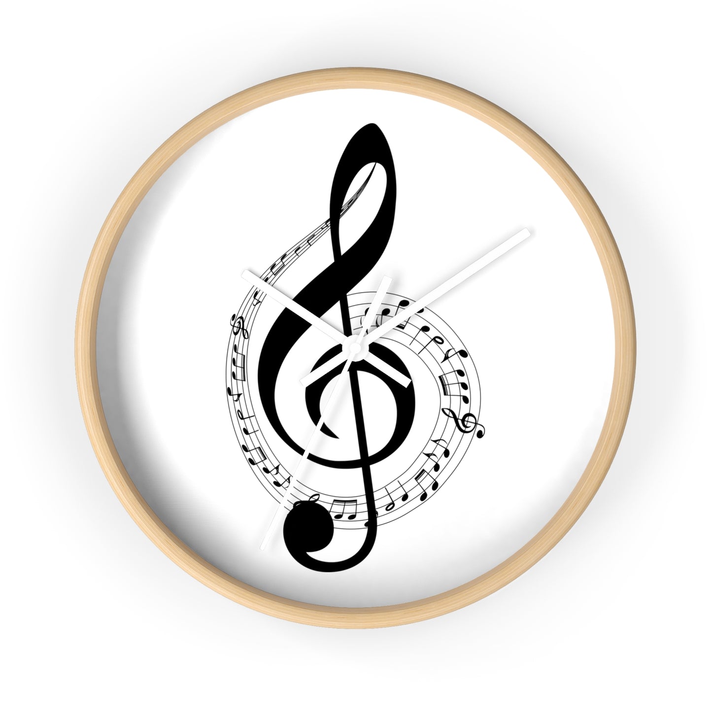 Musical Wall Clock - Perfect for Music Lovers, Home Decor, Gifts