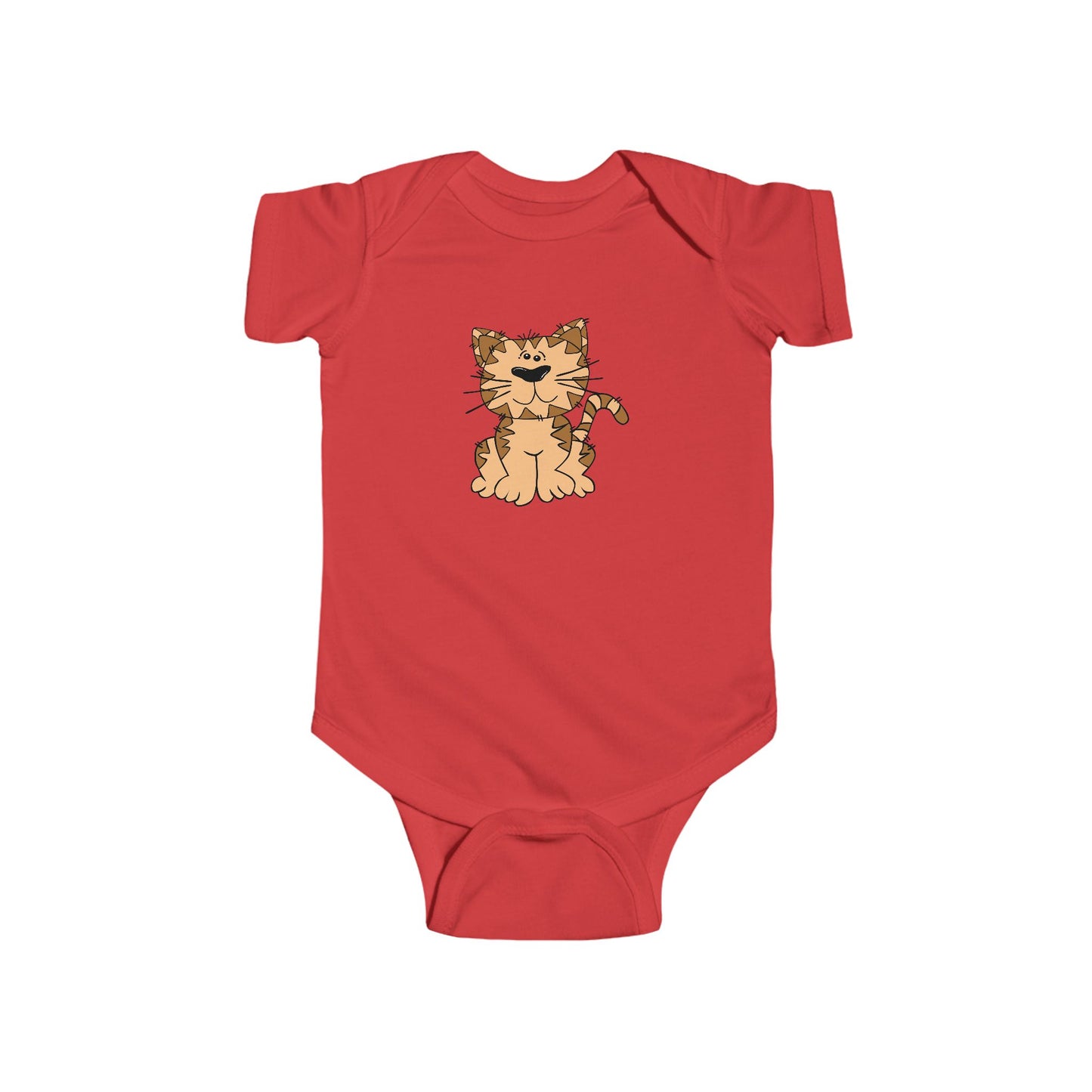Cute Cat Infant Bodysuit for Baby, Newborn Gift, Funny Baby Onesie, Kitten Graphic Tee, Adorable Toddler Apparel