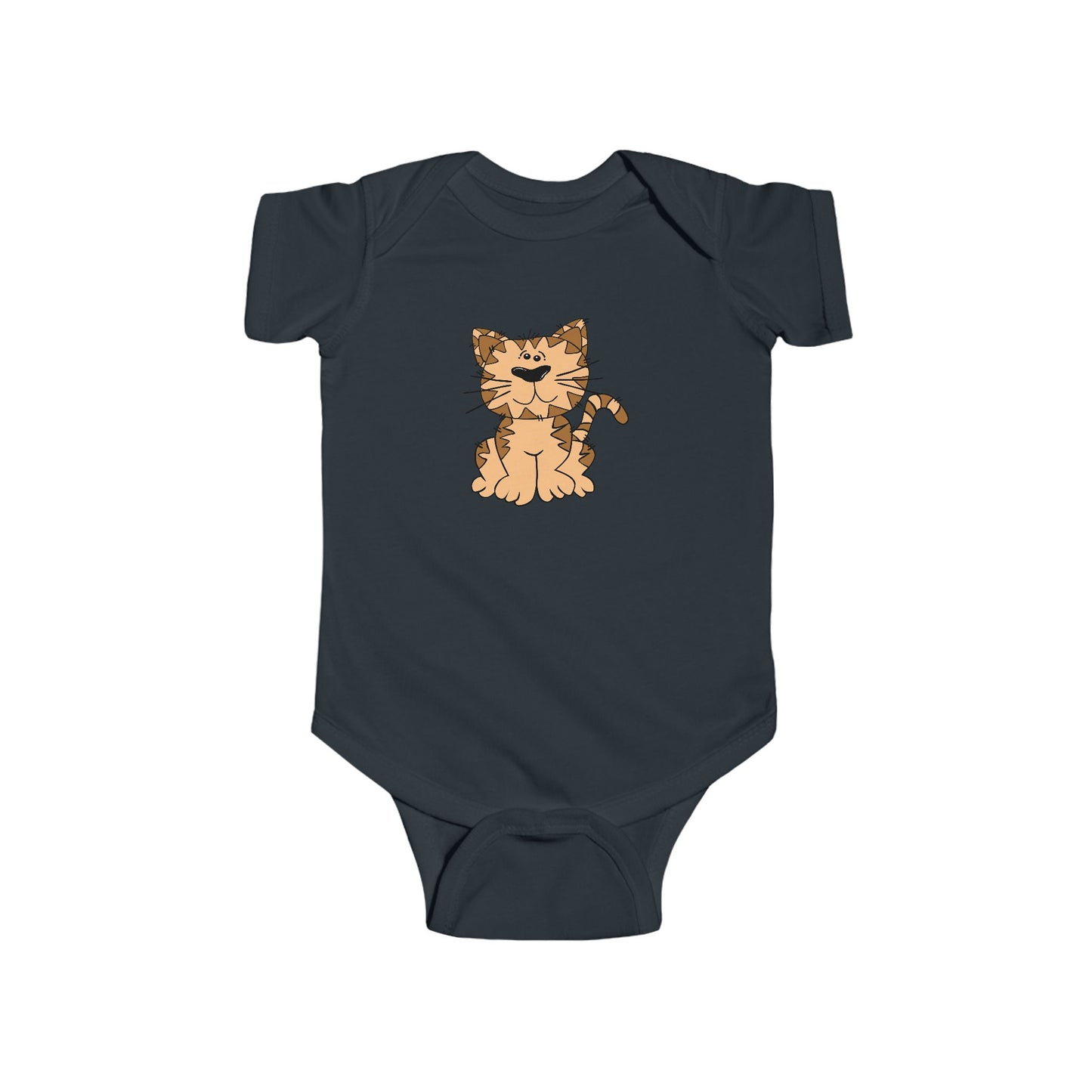 Cute Cat Infant Bodysuit for Baby, Newborn Gift, Funny Baby Onesie, Kitten Graphic Tee, Adorable Toddler Apparel