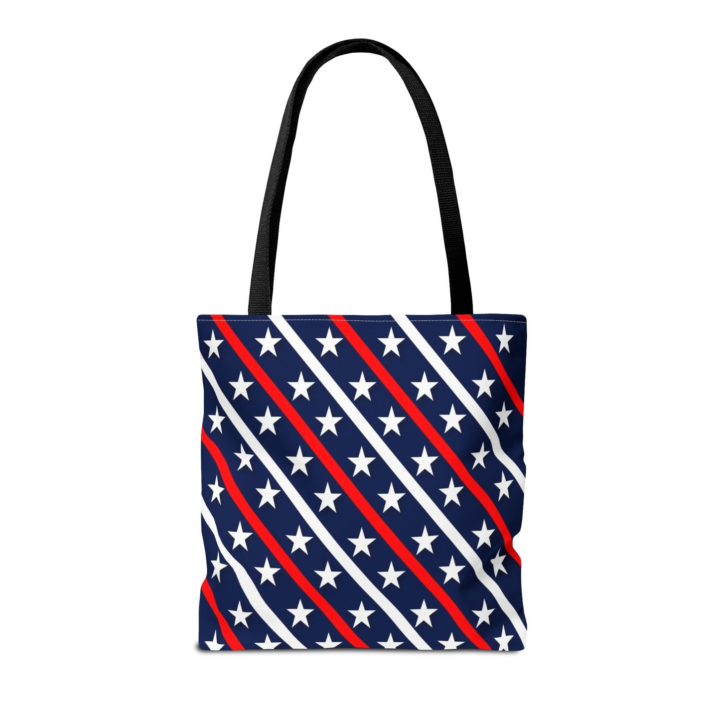Patriotic Tote Bag, USA Flag Inspired