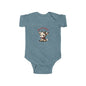 Infant Christmas Reindeer Bodysuit — "Merry Christmas" Baby Onesie