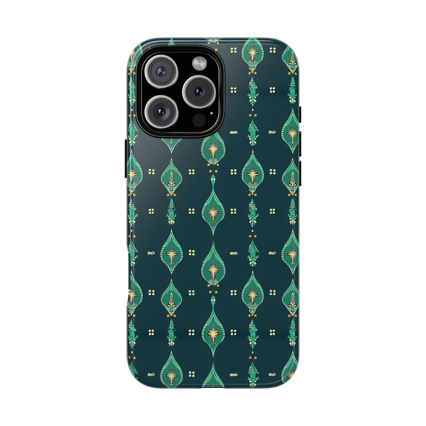 Emerald Boho Teardrop Phone Case