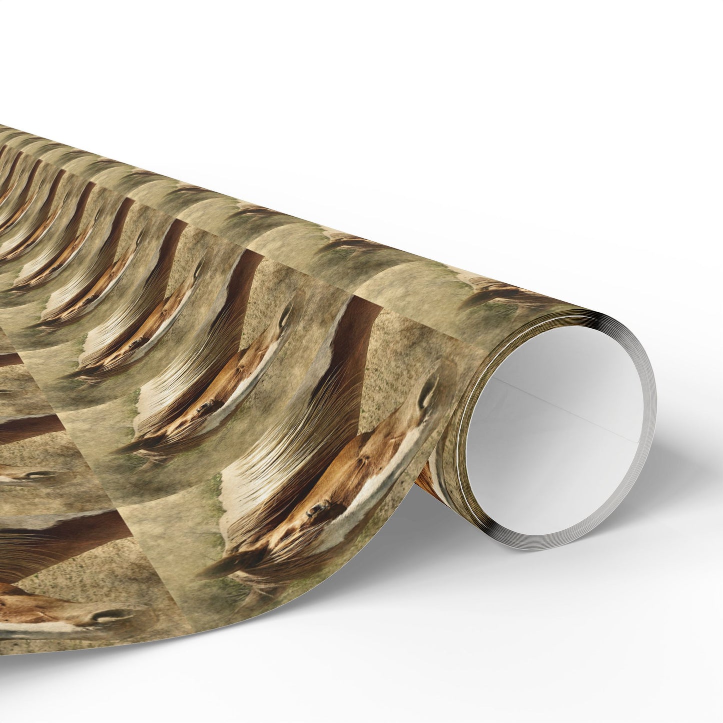 Wrapping Paper - Rustic Horse Pattern Gift Wrap