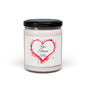 Soy Candle – “You Tolerate Me” Heart Scented Candle, 9oz (Funny Valentine Gift)