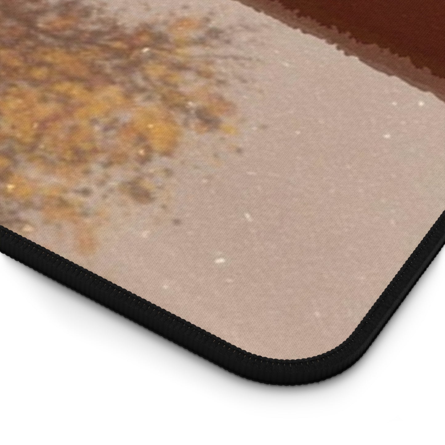 Autumn Reflection Desk Mat — Tranquil Sunset Tree Mouse Pad