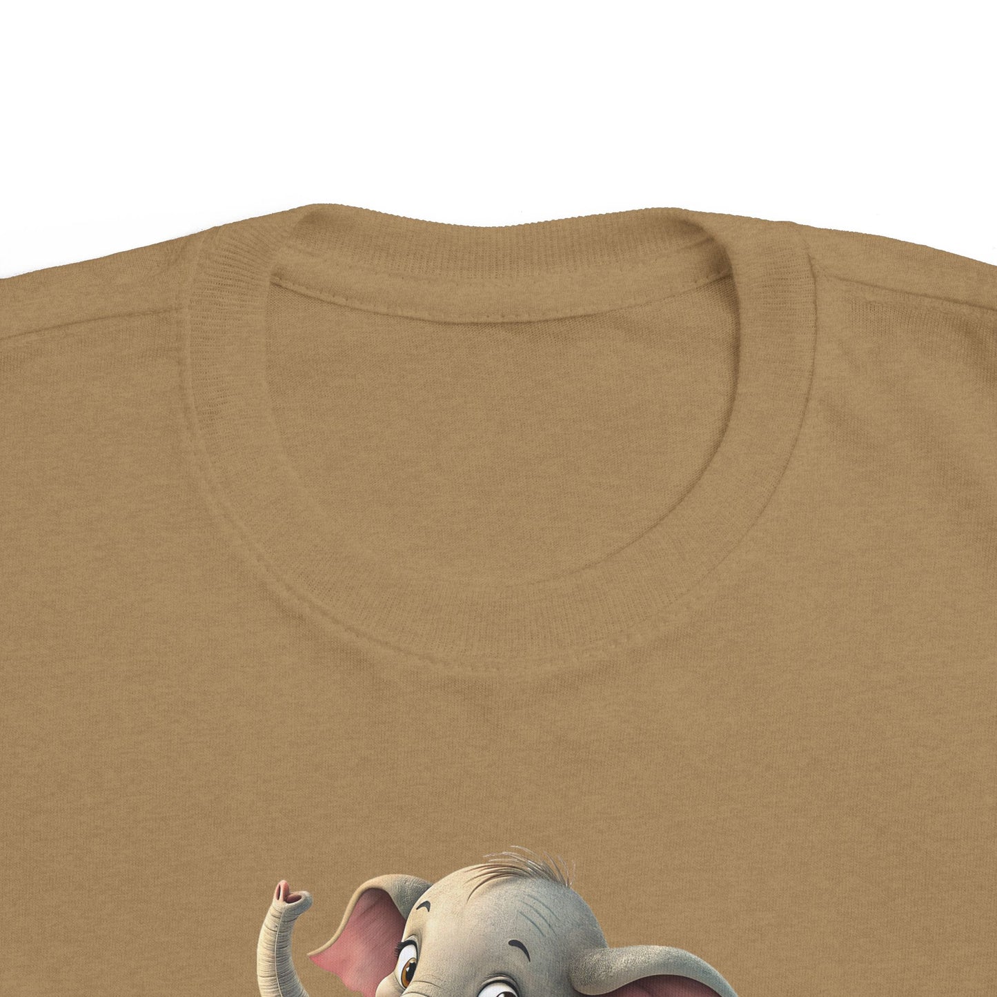 Cute Elephant Toddler Tee, Fun Summer Shirt, Kids Beachwear, Adorable Gift for Ages 2-5, Playful Animal Apparel