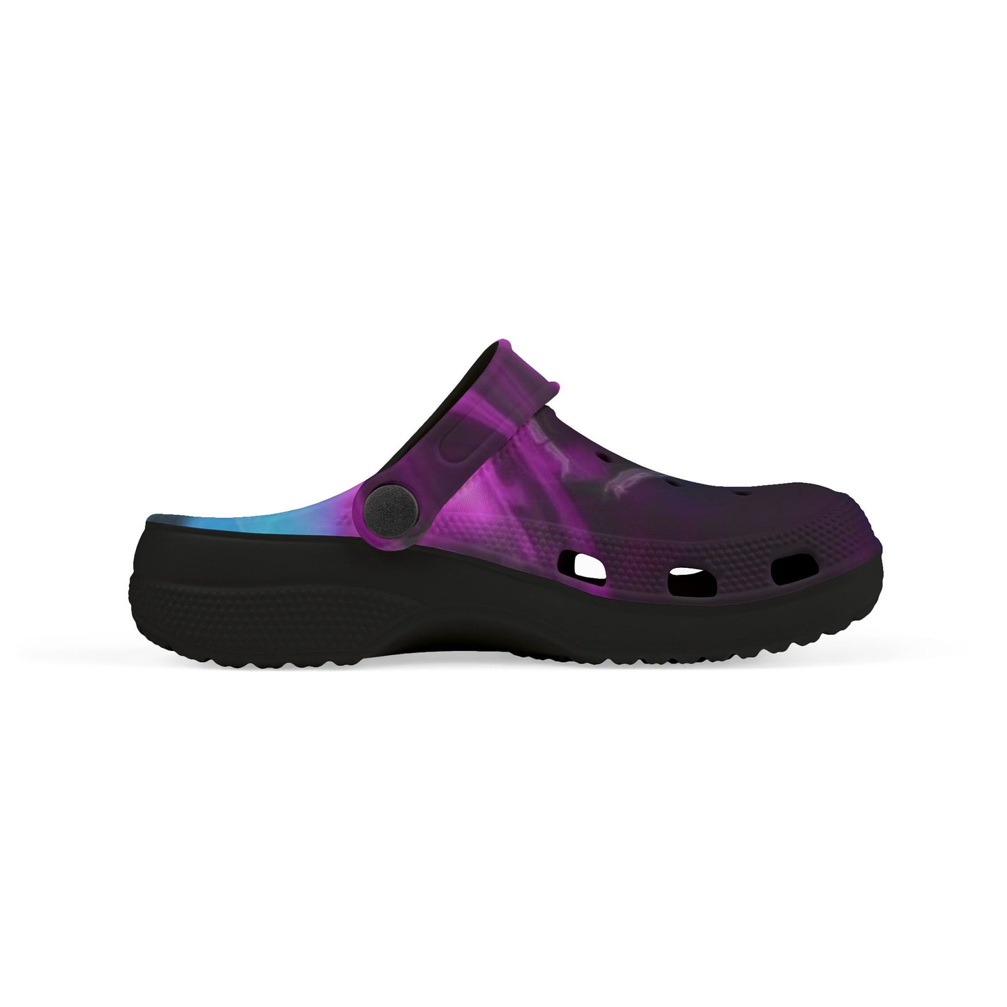 Kids Galaxy Foam Clogs — Purple Nebula EVA Slip-On Sandals