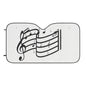 Musical Notes Car Sun Shade — Windshield Sunshade with Sheet Music Design