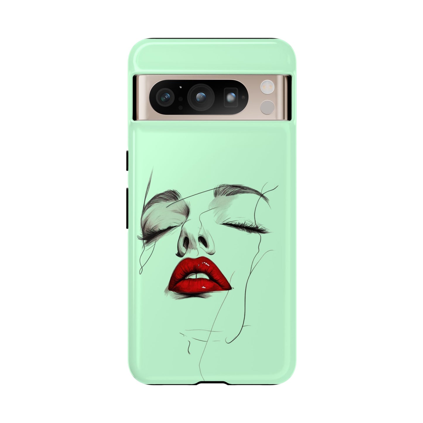 Stylish Phone Case, Artistic Phone Cover, Trendy Tech Accessory, Unique Cell Phone Protector, Gift for Her, Modern Aesthetic
