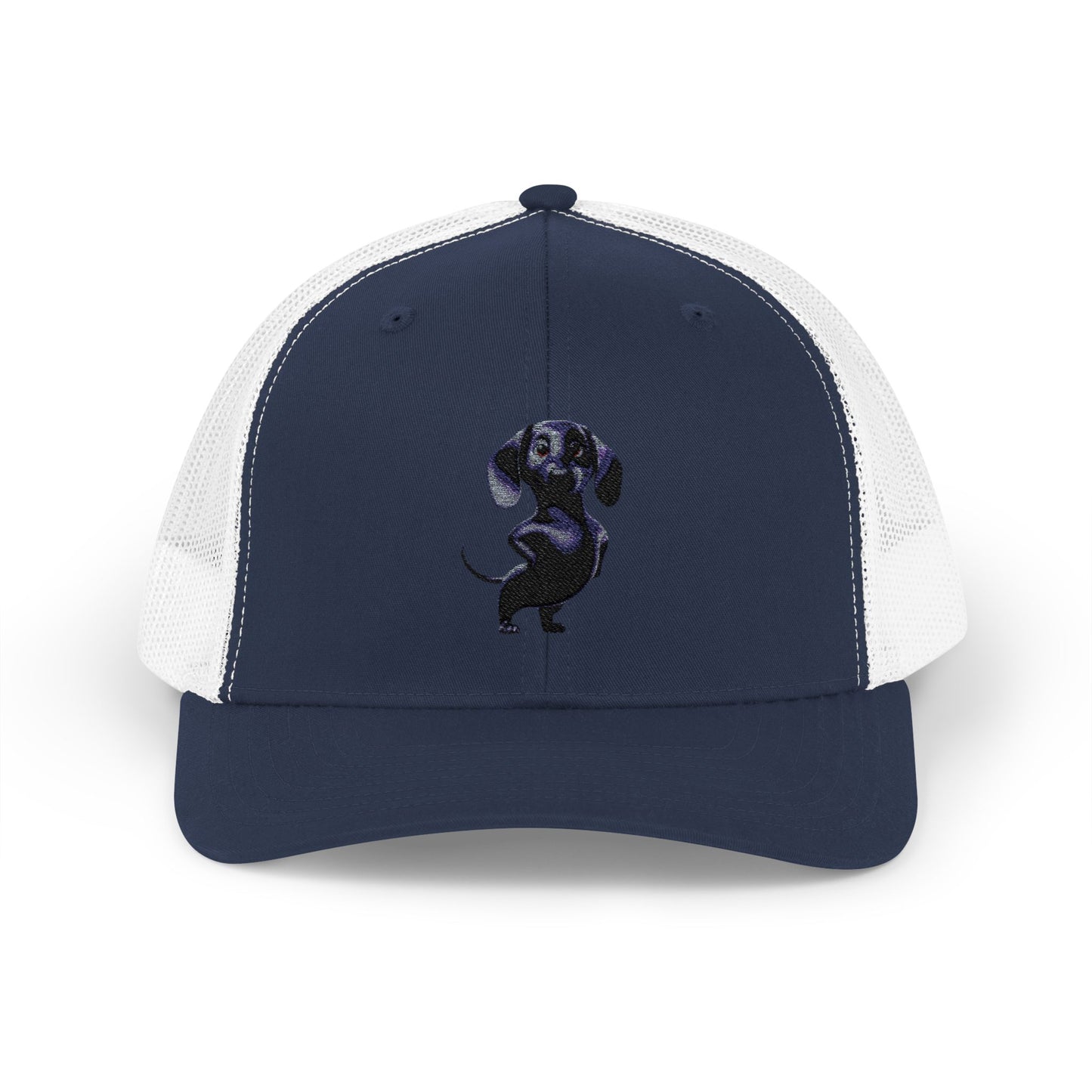 Dachshund Galaxy Trucker Cap – Embroidered Space Sausage Dog Snapback