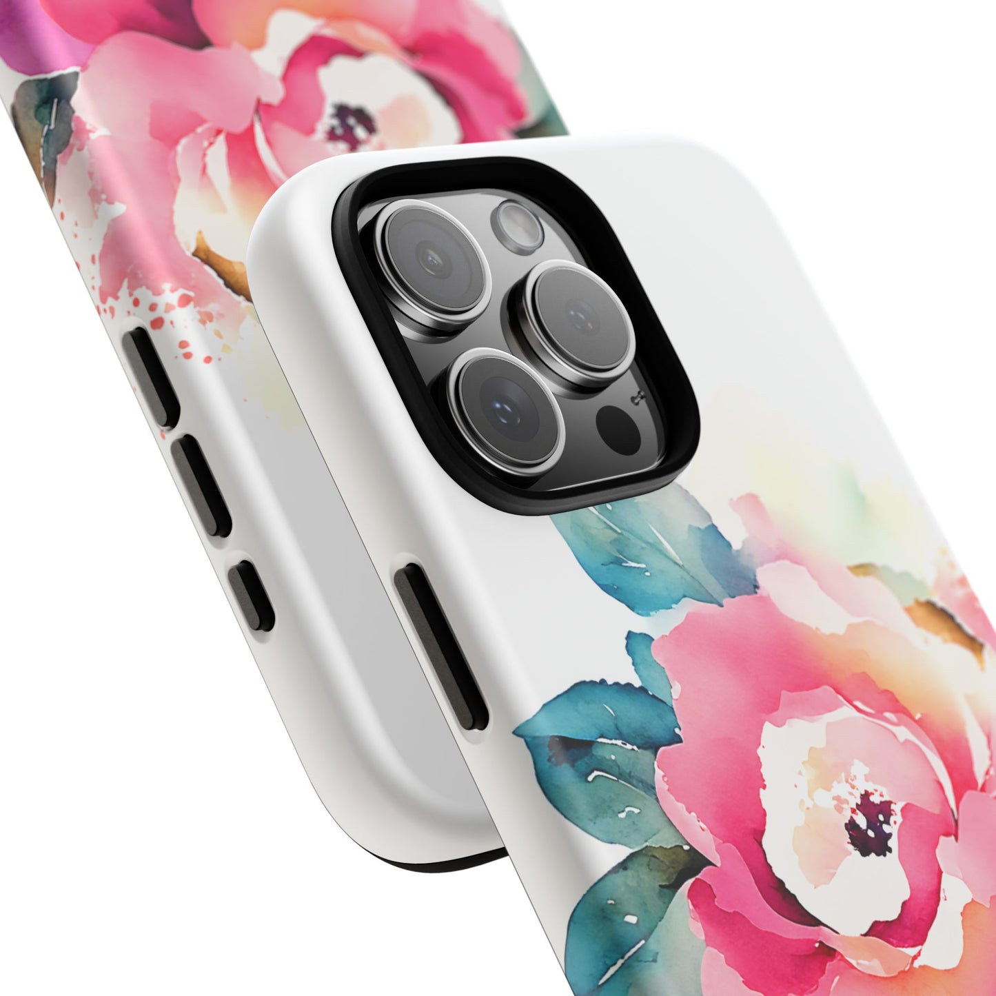 Floral Phone Case - Vibrant Rose Design