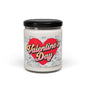 Valentine's Day Soy Candle – 9oz Scented Jar (Romantic Floral Heart)