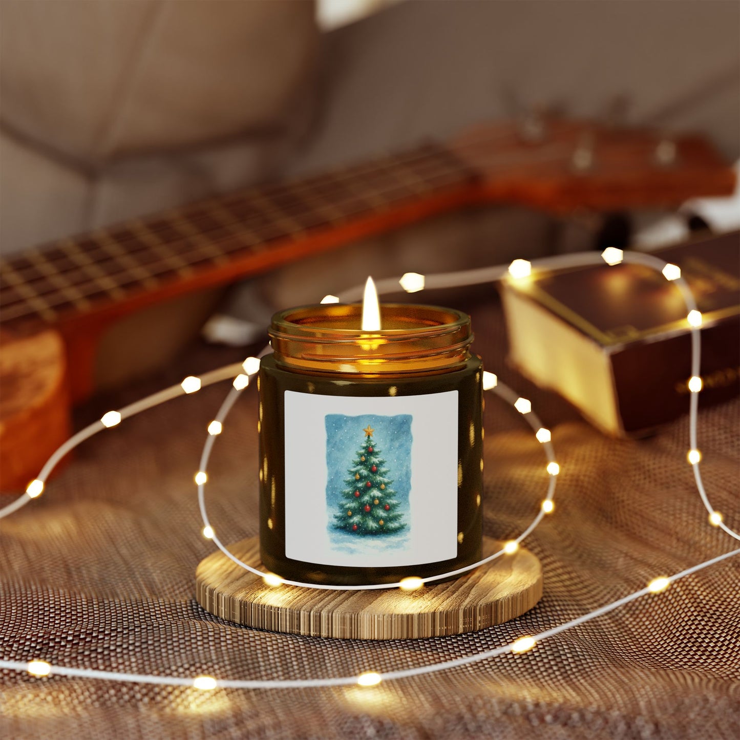 Christmas Tree Scented Candles | Cozy Holiday Decorative Candles