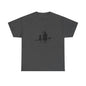 Witch and Cat Tee | Spooky Unisex Shirt for Halloween | Cute Witchwear for Cat Lovers | Fall Wardrobe Essential | Gift for Magical Friends