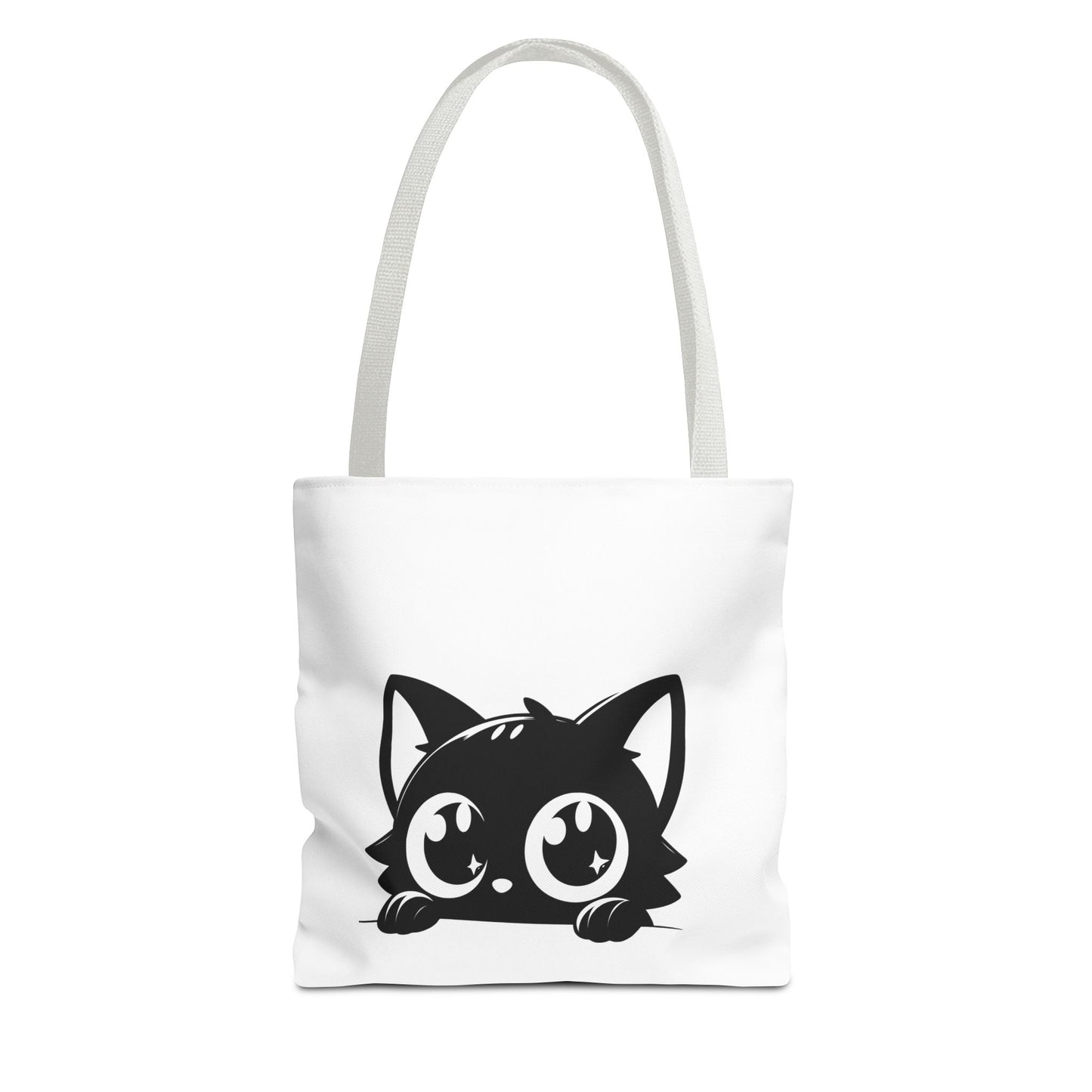 Adorable Cat Face Tote Bag | Cute Kitten Shopping Bag