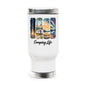 Camping Life Stainless Steel Travel Mug – 14oz Insulated Handle Mug