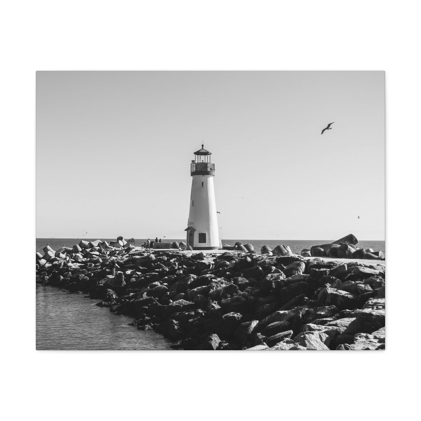 Matte Canvas, Stretched, 1.25" - Lighthouse