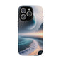 Galaxy Ocean Phone Case — Surreal Planet Beach Tough Case