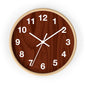 Natural Wood Wall Clock, Rustic Home Decor, Boho Style Clock, Modern Design, Gift for Housewarming, Office Clock