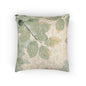 Leafy Woven Pillow for Cozy Homes, Nature-Inspired Decorative Cushion, Plant Lover Gift, Home Decor, Relaxing Atmosphere