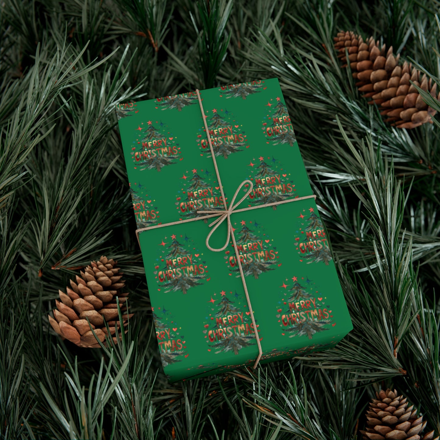 Festive Gift Wrap Papers for Holiday Cheer, Christmas Wrapping Paper, Eco-Friendly Gift Wrap, Decorative Gift Covering, AI Design Inspired