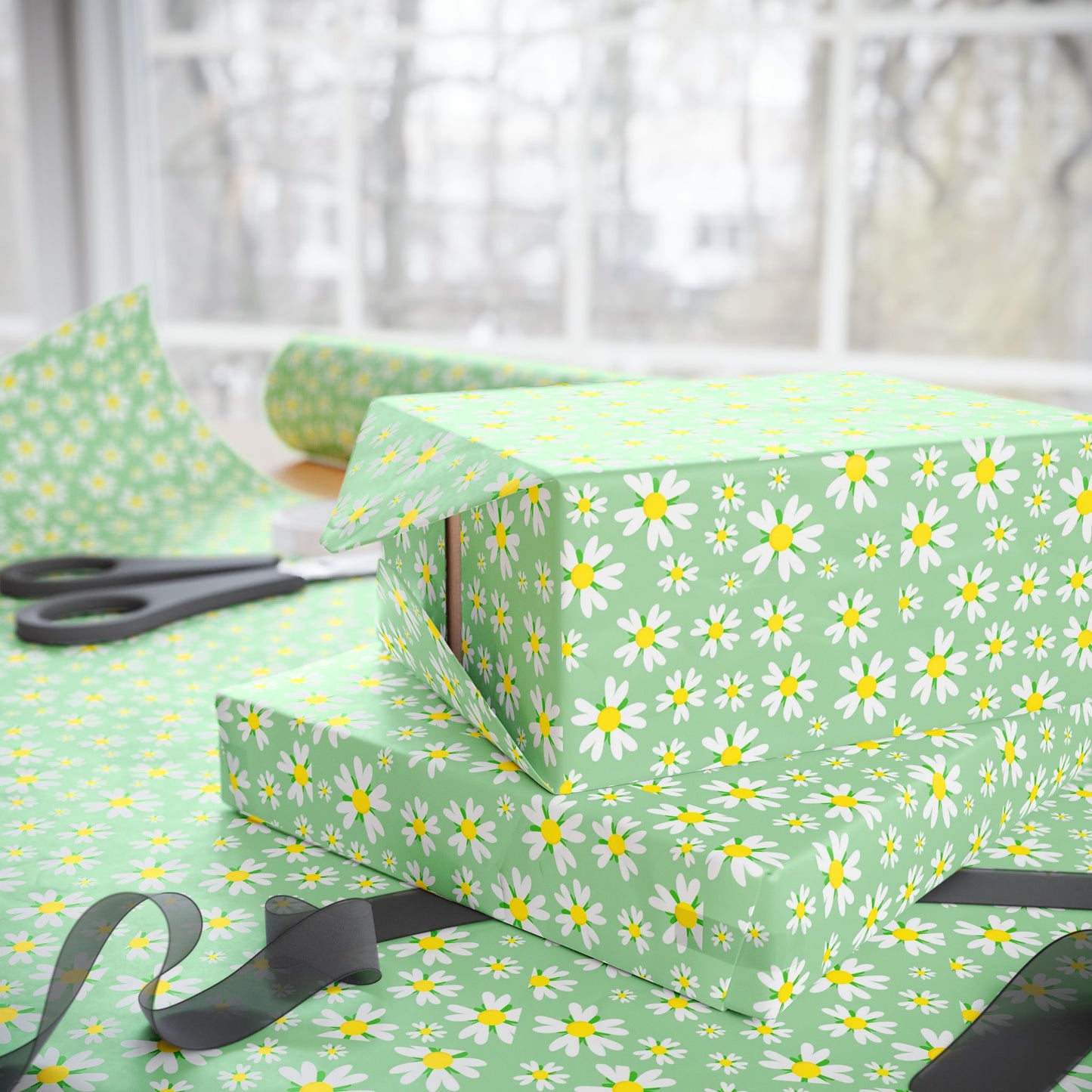 Charming Floral Wrapping Paper, Gift Wrapping, Eco-Friendly, Birthday, Baby Shower, Holiday Celebrations, Spring Decor