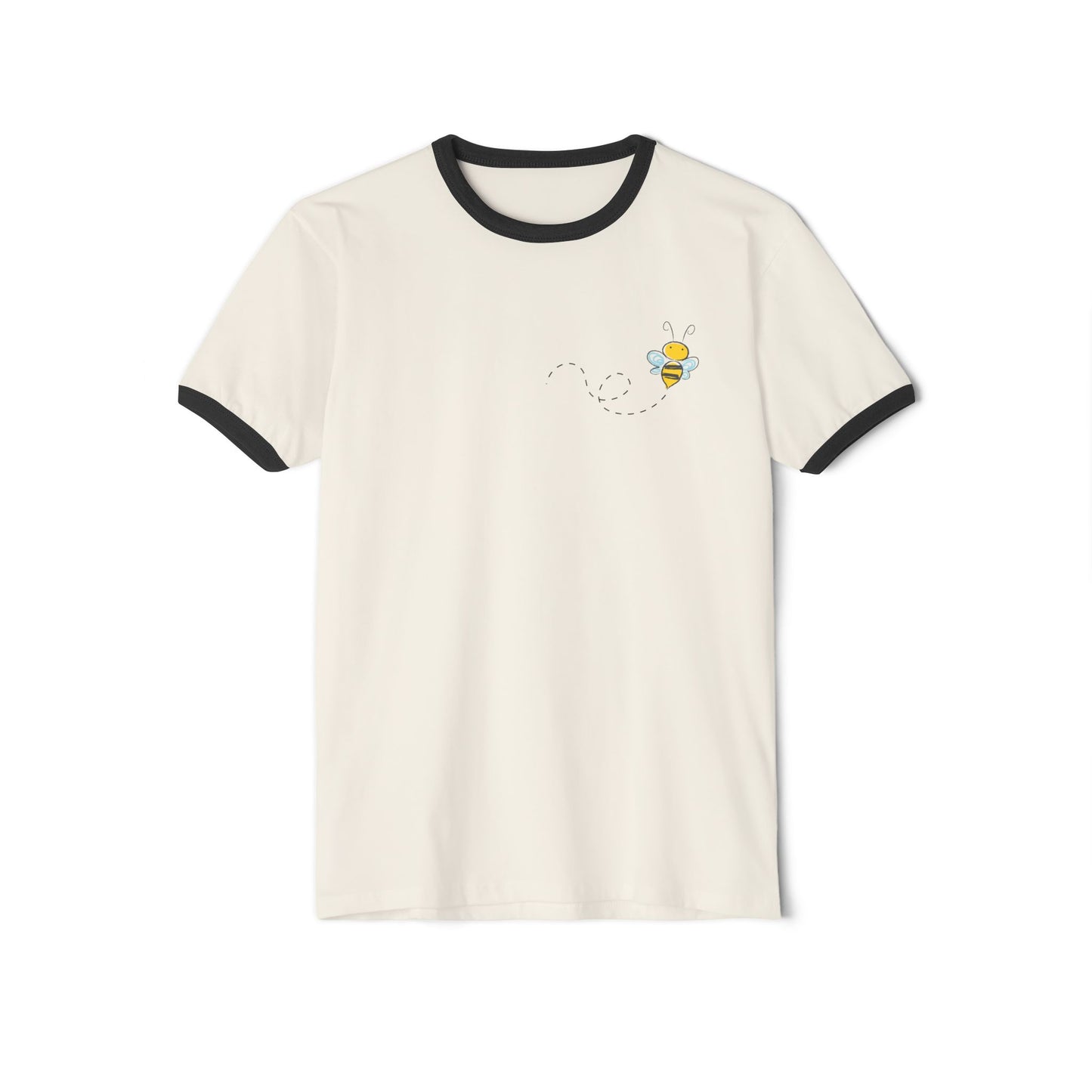 Vintage Floral Ringer Tee – '7 Rare Ever-Blooming Roses' Retro Bouquet Graphic