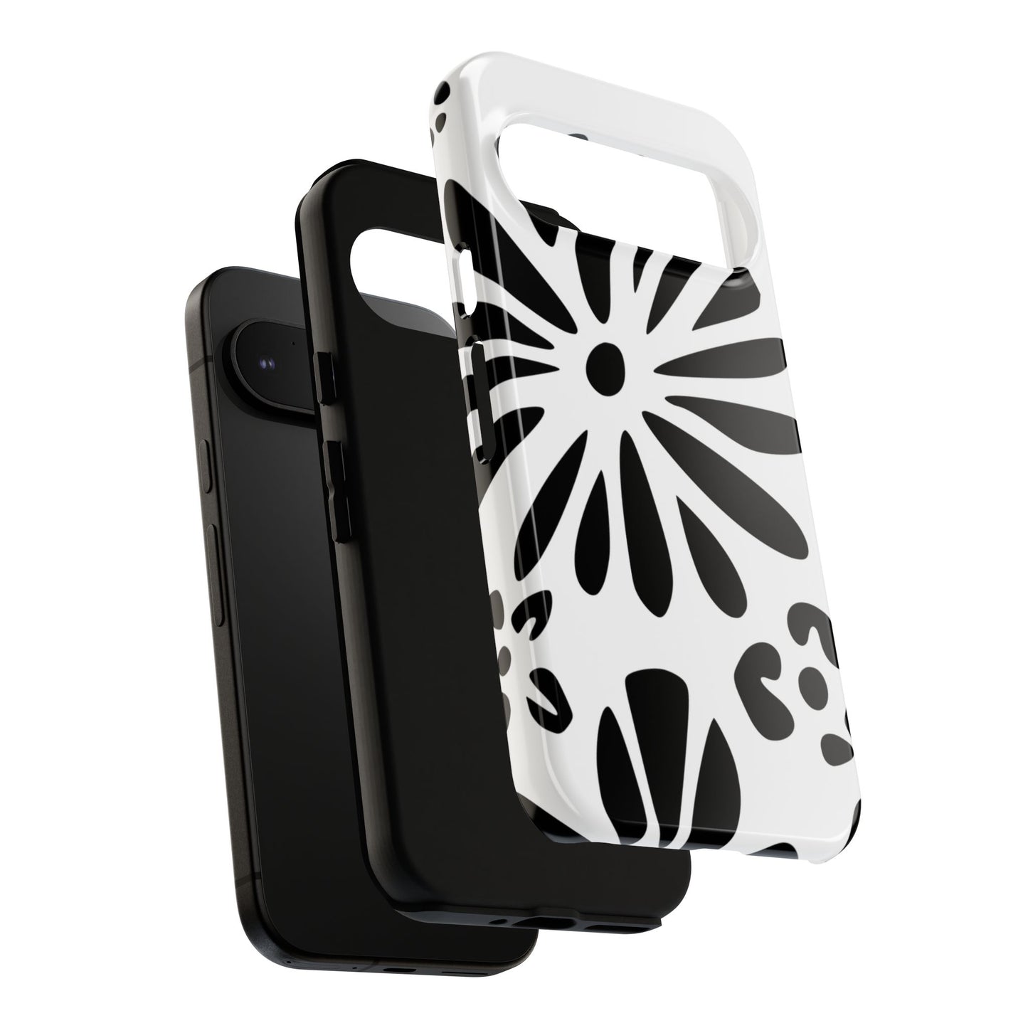 Stylish Phone Case with Floral Design, Tough Phone Cover for Her, Trendy Black and White Cell Phone Case, Unique Gift for Birthdays [...]