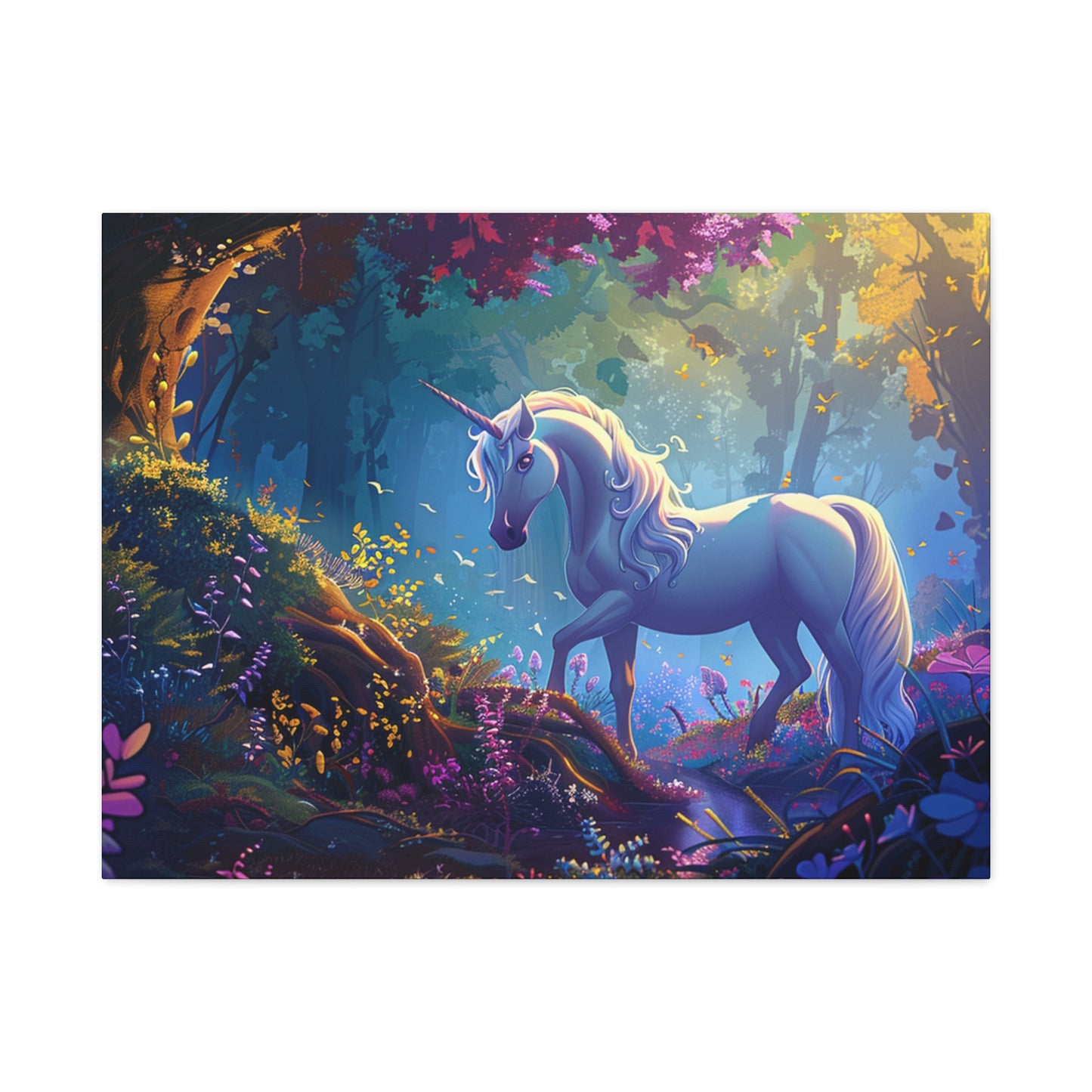 Matte Canvas, Stretched, 1.25" - Unicorn