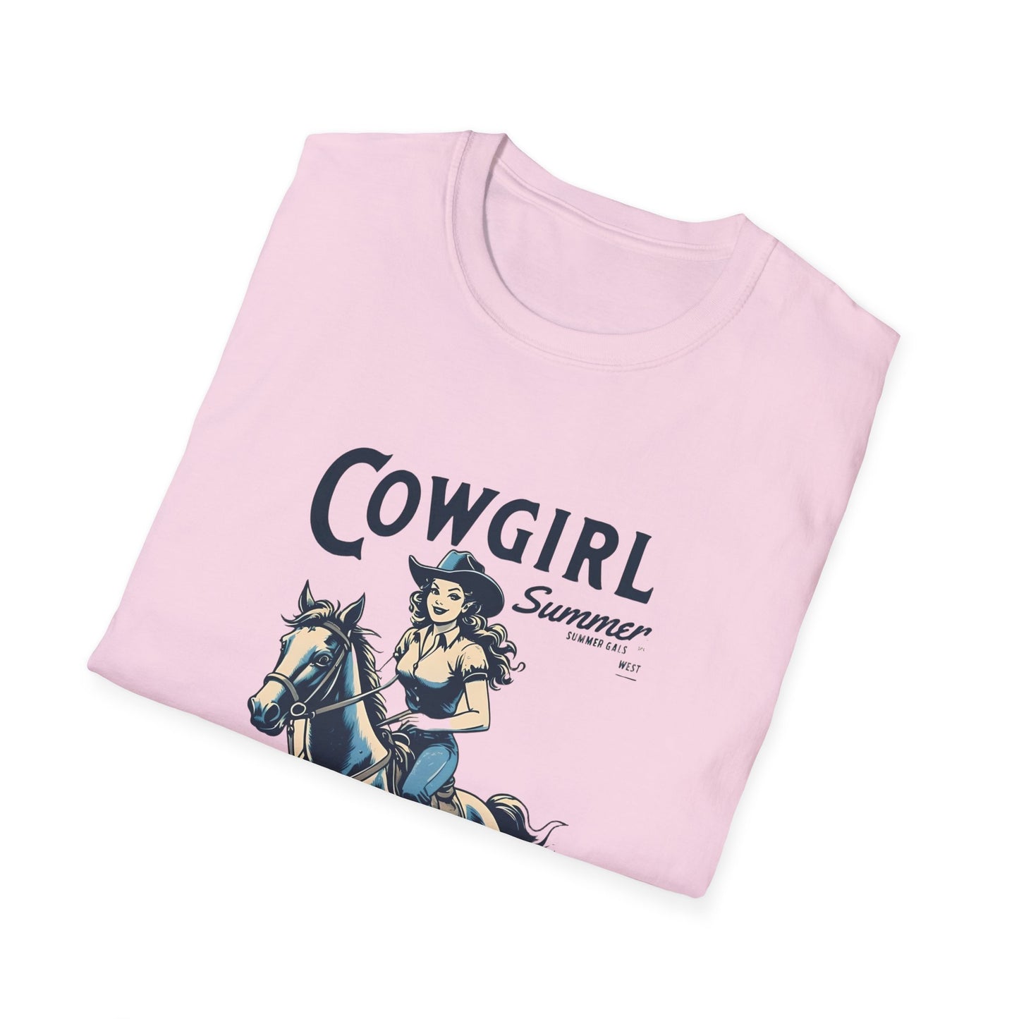 Cowgirl Summer Soft style T-Shirt for Horse Lovers