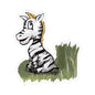 Cute Zebra Kiss-Cut Stickers, Animal Stickers