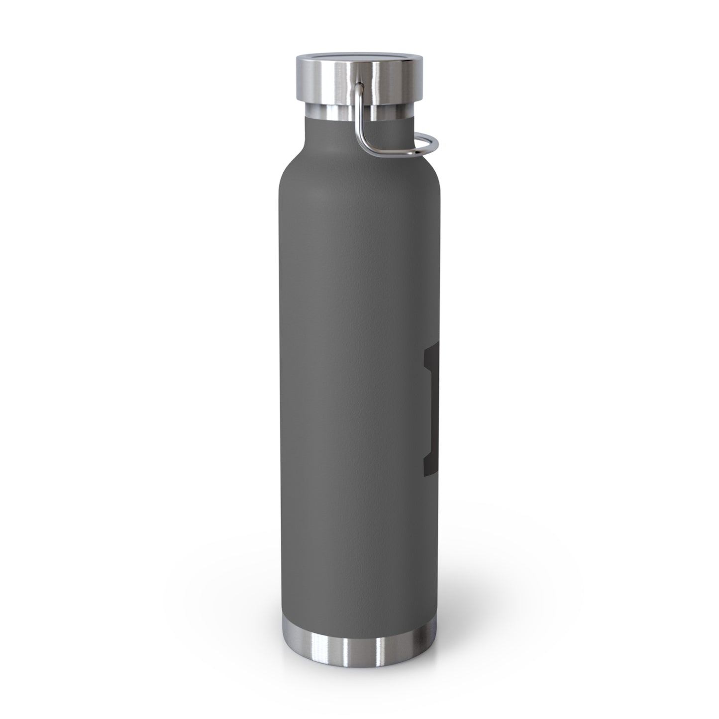 Personalized Copper Insulated Water Bottle, 22oz - "B" Custom Monogram