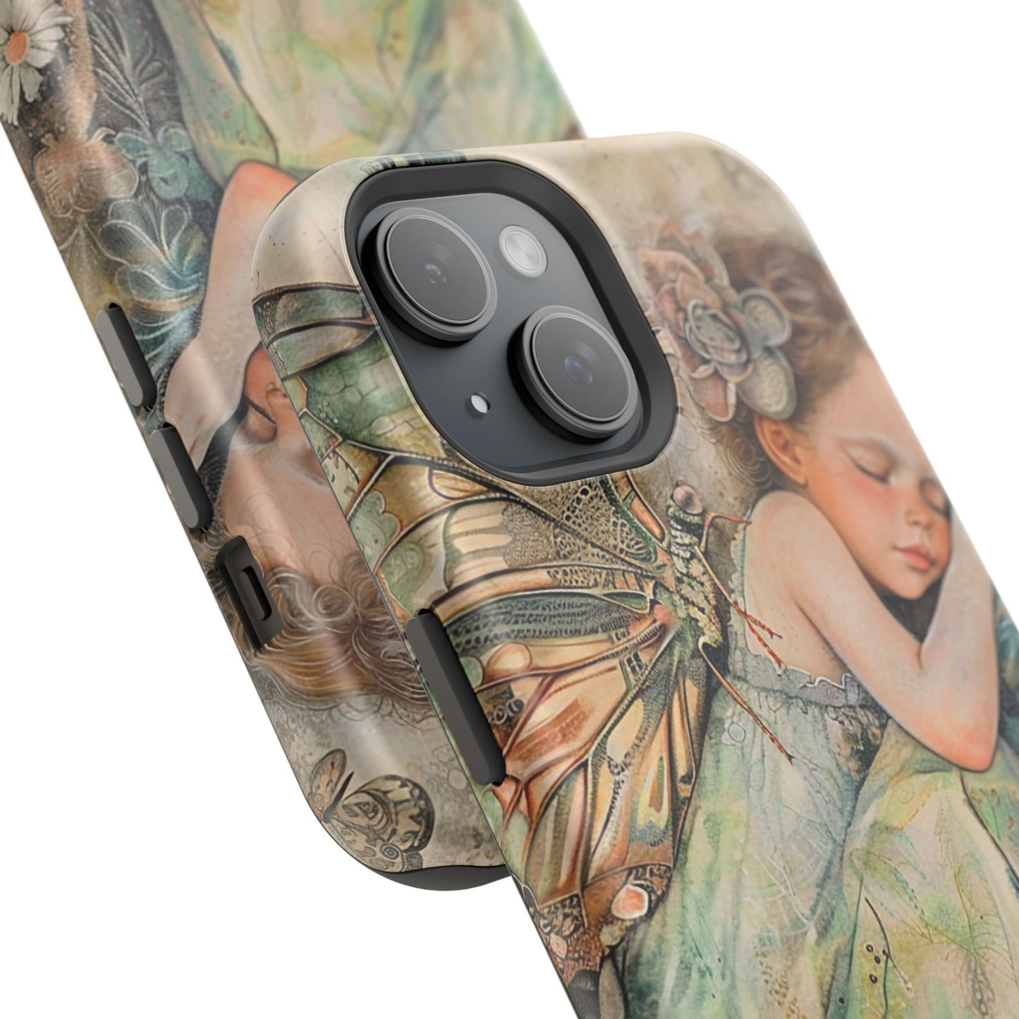 Fairy Sleeping Phone Case — Magnetic Impact-Resistant iPhone Cover