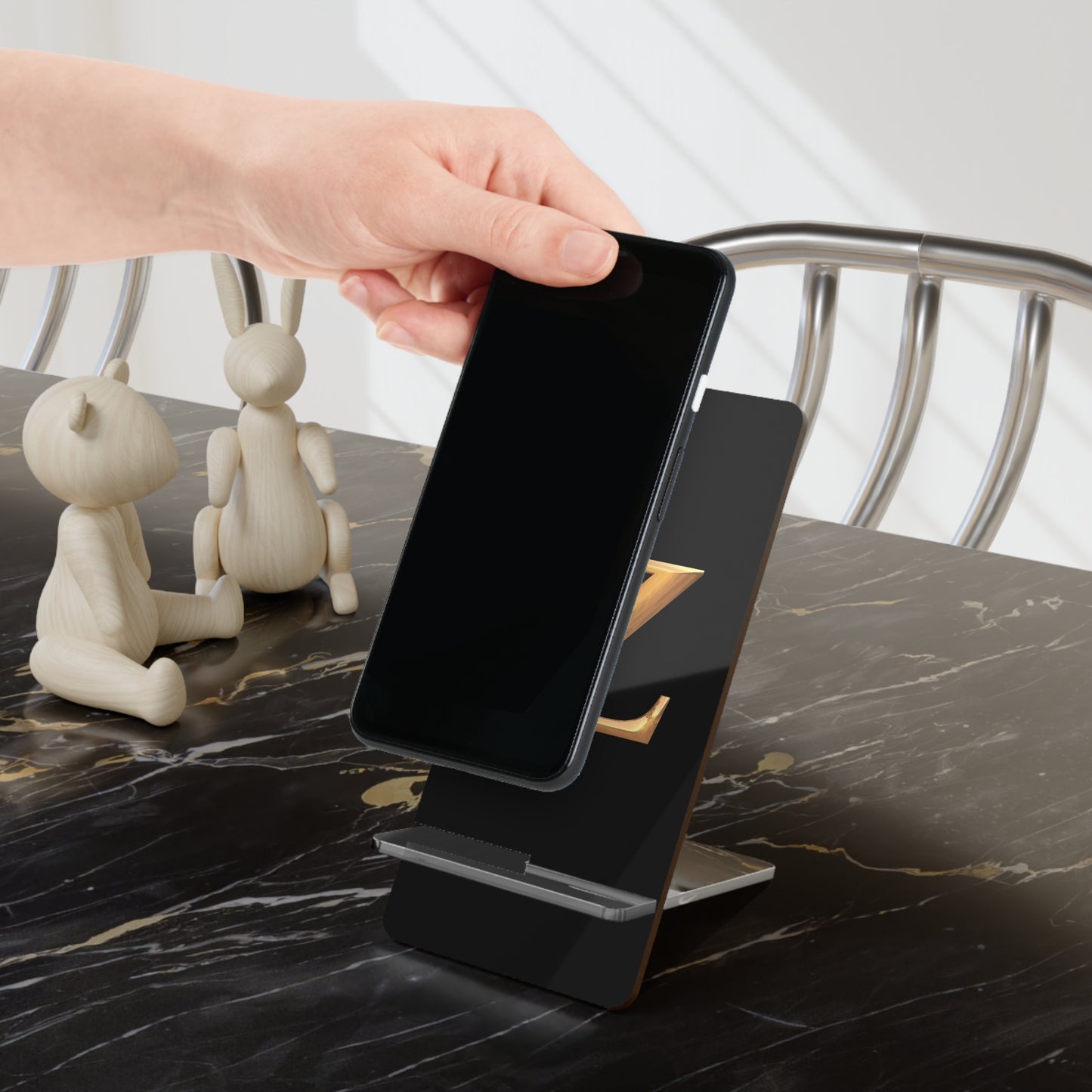Personalized Smartphone Display Stand, Desk Organizer, Gift for Tech Lovers, Office Decor, Custom Phone Holder