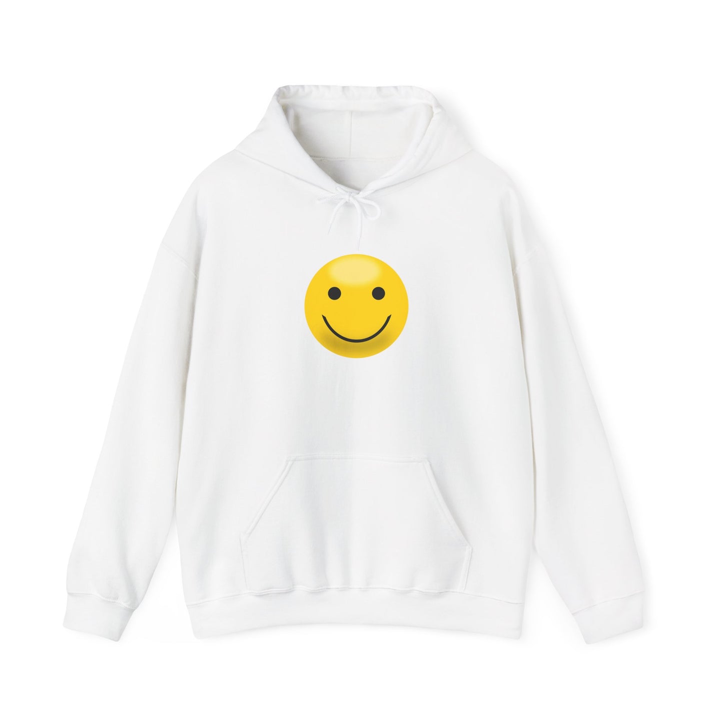 Smiley Face Hooded Sweatshirt, Unisex Cozy Hoodie