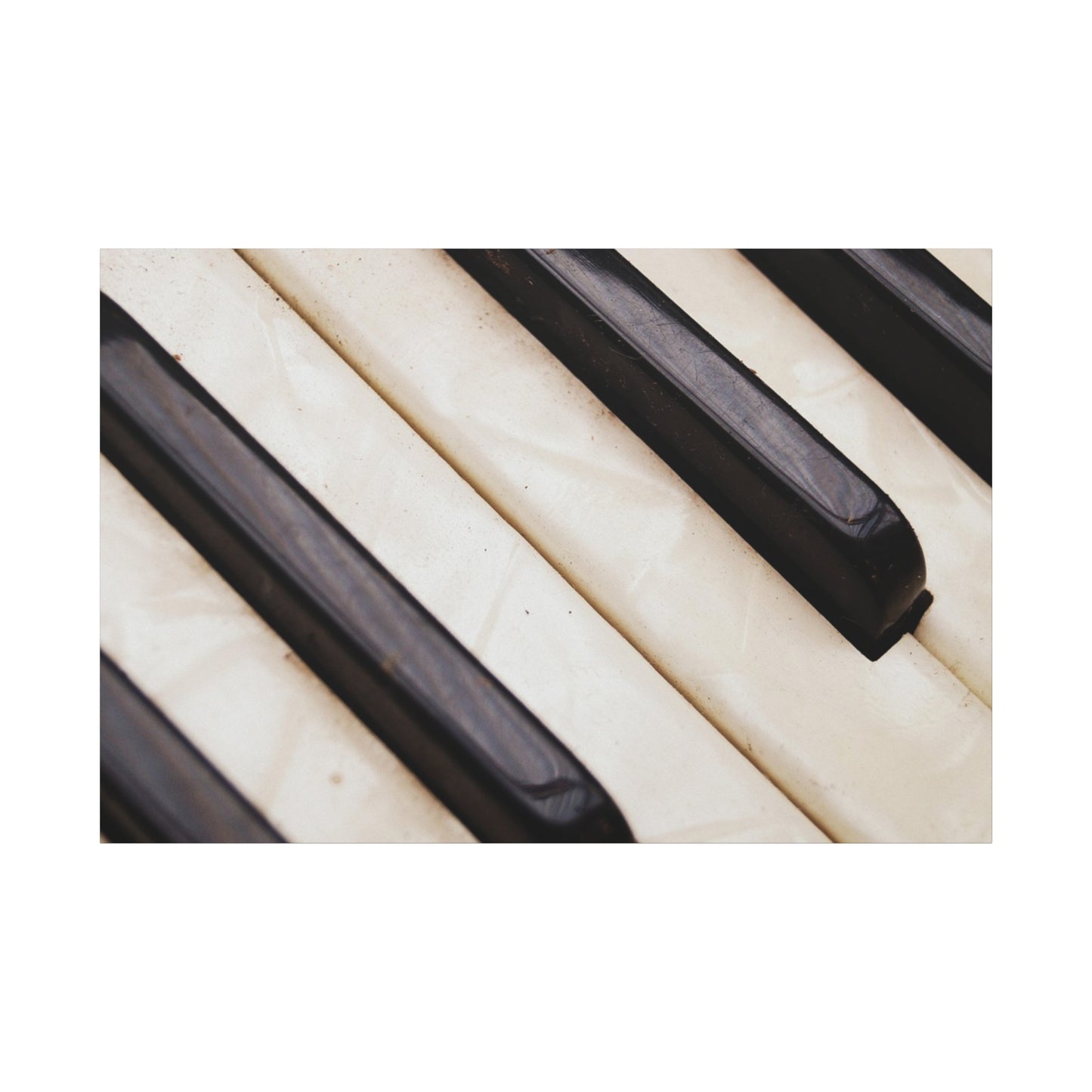 Piano Keys Canvas Wall Art, Music Decor for Home, Perfect Gift for Musicians or Music Lovers