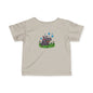 Cute Hippo Infant Tee with Bubbles, Baby Shirt, Toddler T-Shirt, Fun Kids Clothing, Unique Baby Gift, Pram Outfit