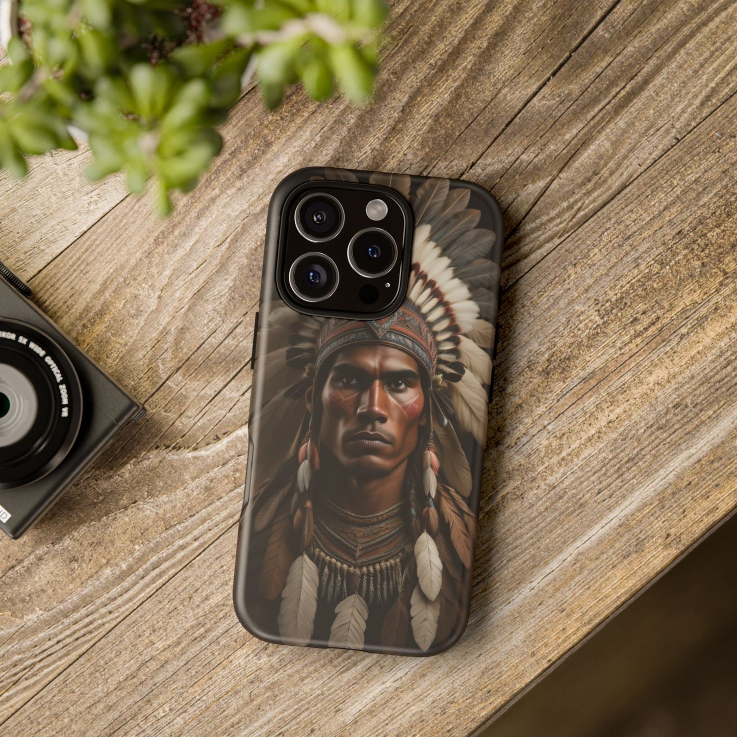 Native American Art Phone Case, Strong Culture Design, Unique Gift for Him or Her, Tough Cases, Customizable Protector, Tribal Style
