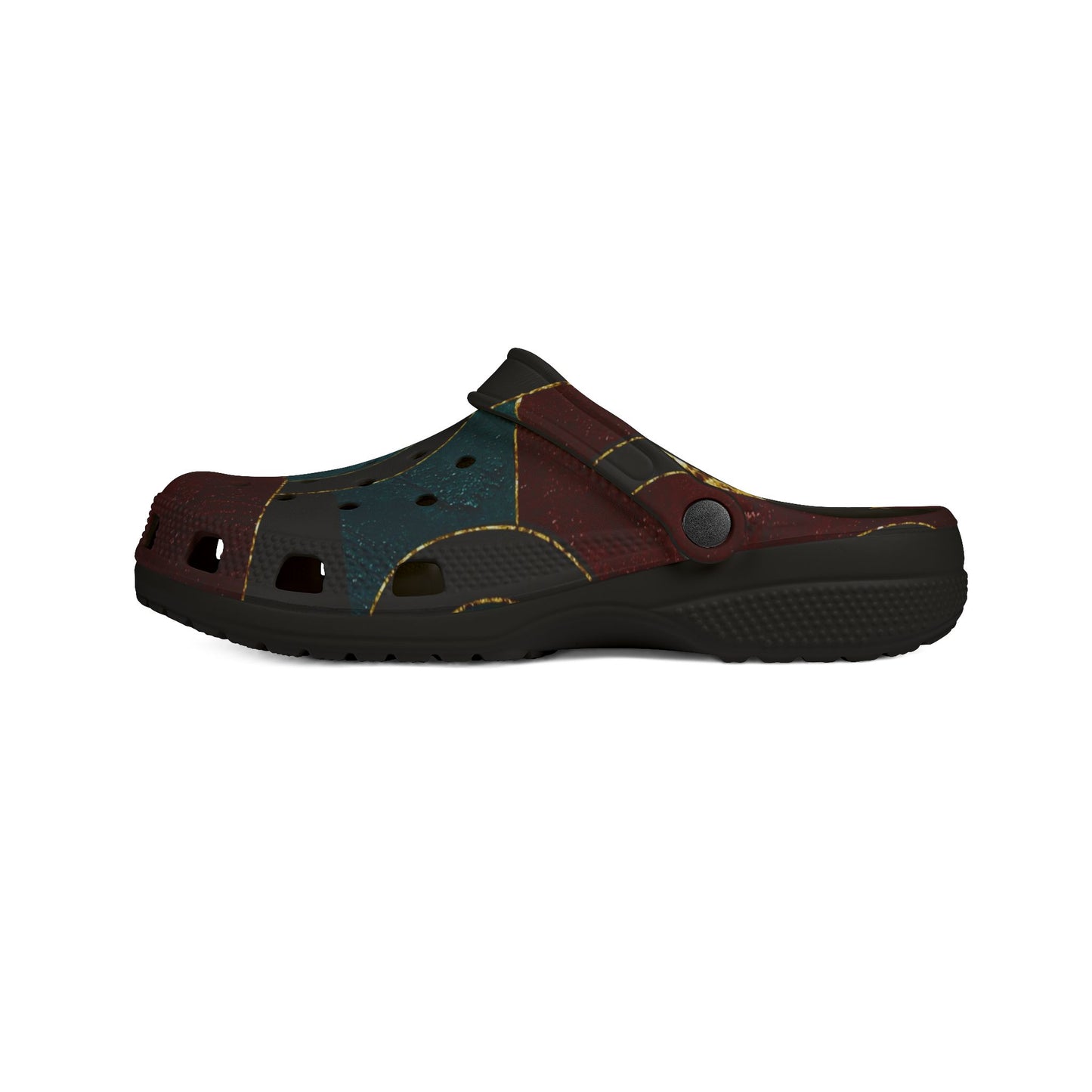 Abstract Polka Dot EVA Clogs — Comfortable Slip-On Rubber Shoes